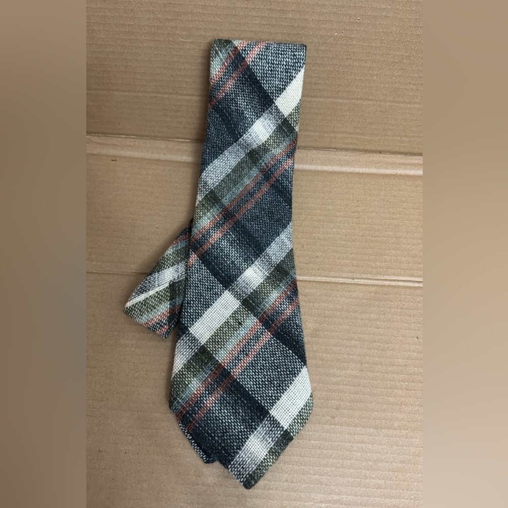VINTAGE ST.MICHAEL TIE 100% WOOL TARTAN SCOTLAND SPECIAL HOLIDAY PARTY